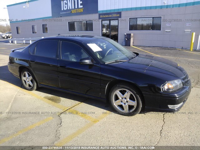 2G1WP521249276869 - 2004 CHEVROLET IMPALA SS BLACK photo 1