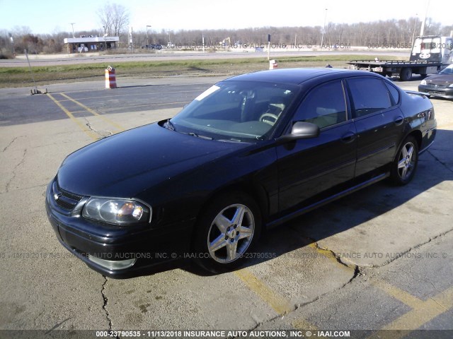 2G1WP521249276869 - 2004 CHEVROLET IMPALA SS BLACK photo 2