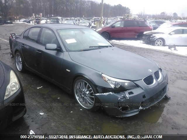 WBANE53547CW68966 - 2007 BMW 525 I GRAY photo 1