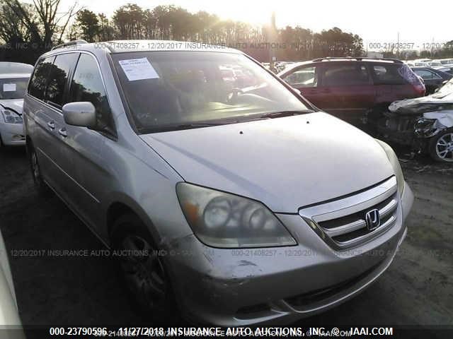 5FNRL38707B407748 - 2007 HONDA ODYSSEY EXL SILVER photo 1