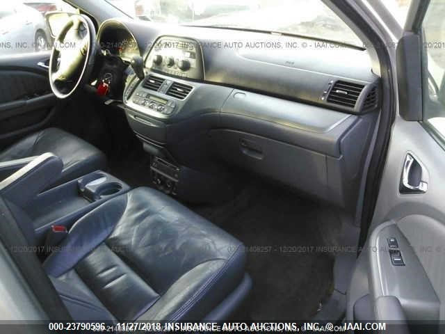 5FNRL38707B407748 - 2007 HONDA ODYSSEY EXL SILVER photo 5