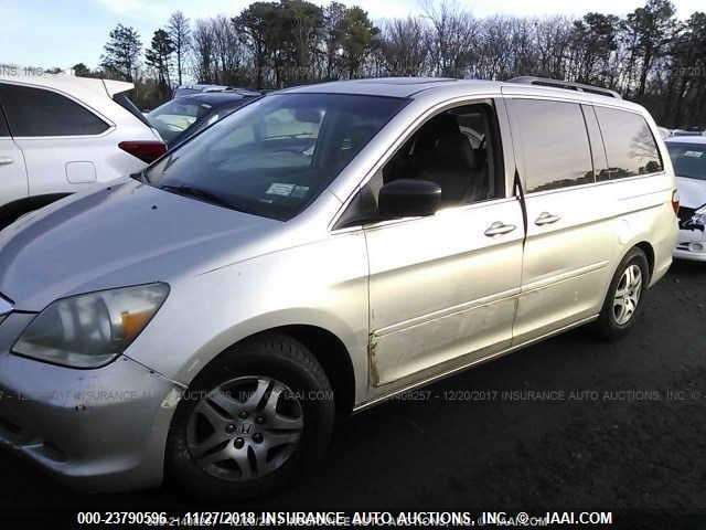 5FNRL38707B407748 - 2007 HONDA ODYSSEY EXL SILVER photo 6