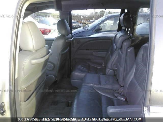 5FNRL38707B407748 - 2007 HONDA ODYSSEY EXL SILVER photo 8