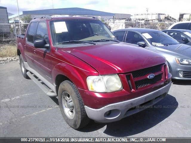 1FMZU67E72UD27034 - 2002 FORD EXPLORER SPORT TR  RED photo 1