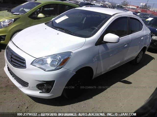 ML32F3FJ6HHF16746 - 2017 MITSUBISHI MIRAGE G4 ES თეთრი ფოტო 2