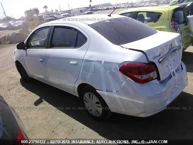 ML32F3FJ6HHF16746 - 2017 MITSUBISHI MIRAGE G4 ES თეთრი ფოტო 3