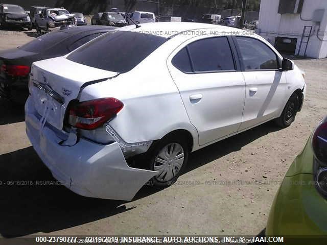 ML32F3FJ6HHF16746 - 2017 MITSUBISHI MIRAGE G4 ES თეთრი ფოტო 4