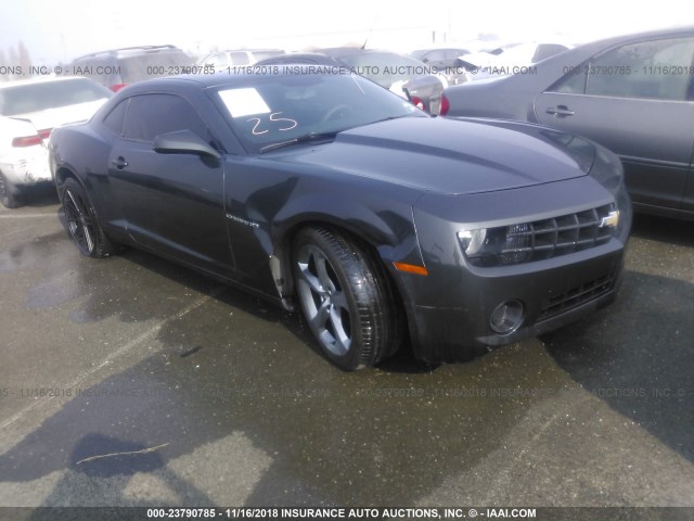 2G1FA1E38C9208372 - 2012 CHEVROLET CAMARO LS GRAY photo 1