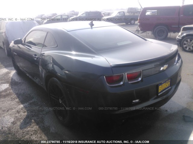 2G1FA1E38C9208372 - 2012 CHEVROLET CAMARO LS GRAY photo 3