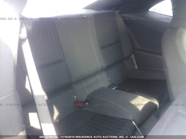 2G1FA1E38C9208372 - 2012 CHEVROLET CAMARO LS GRAY photo 8