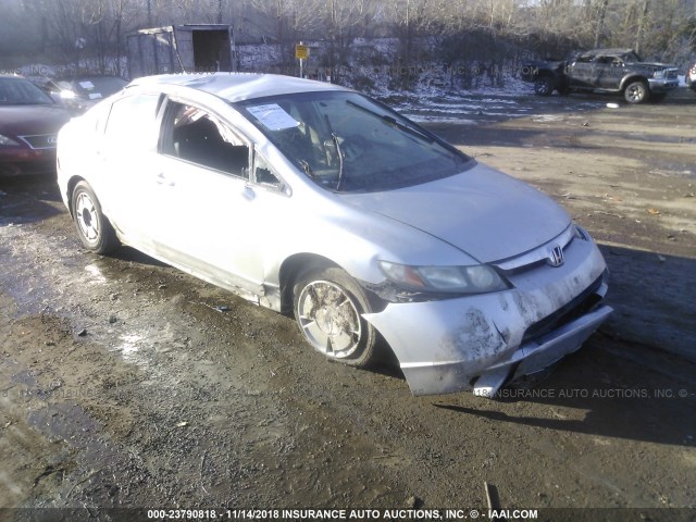 JHMFA36208S029952 - 2008 HONDA CIVIC HYBRID SILVER photo 6