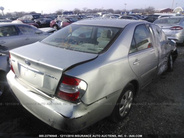 4T1BE32K44U341485 - 2004 TOYOTA CAMRY LE/XLE/SE SILVER photo 6