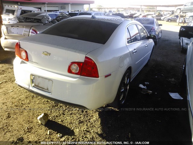 1G1ZC5E01CF113230 - 2012 CHEVROLET MALIBU 1LT WHITE photo 4
