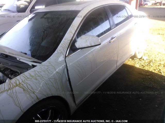 1G1ZC5E01CF113230 - 2012 CHEVROLET MALIBU 1LT WHITE photo 6