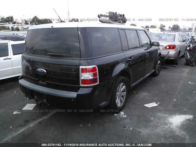 2FMGK5BC9BBD06768 - 2011 FORD FLEX SE BLACK photo 4