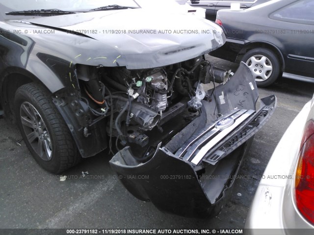 2FMGK5BC9BBD06768 - 2011 FORD FLEX SE BLACK photo 6