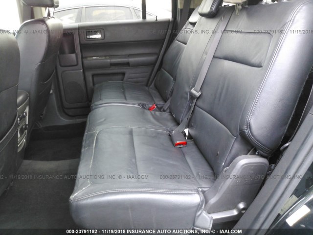 2FMGK5BC9BBD06768 - 2011 FORD FLEX SE BLACK photo 8