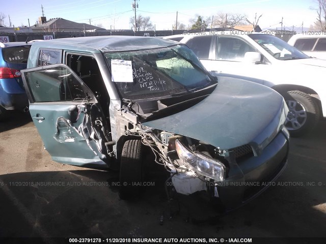 JTLKE50EX81015778 - 2008 TOYOTA SCION XB GREEN photo 1
