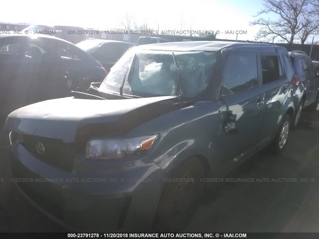 JTLKE50EX81015778 - 2008 TOYOTA SCION XB GREEN photo 2