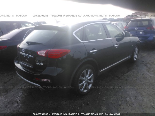 JN1BJ0RR7HM407604 - 2017 INFINITI QX50 BLACK photo 4