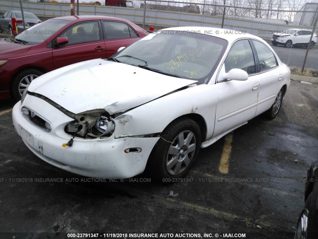 1MELM50U6VG660171 - 1997 MERCURY SABLE GS WHITE photo 2