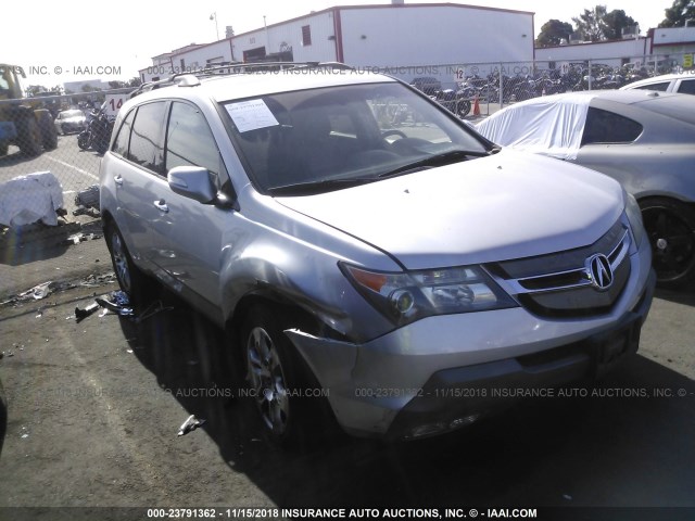 2HNYD28377H509892 - 2007 ACURA MDX TECHNOLOGY SILVER photo 1