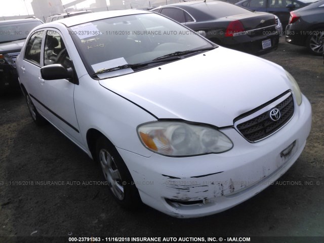 1NXBR32E38Z942164 - 2008 TOYOTA COROLLA CE/LE/S WHITE photo 1