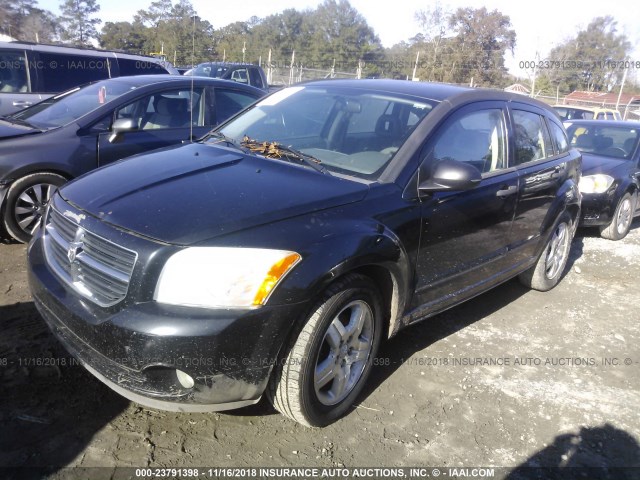 1B3HB48B87D508490 - 2007 DODGE CALIBER SXT BLACK photo 2