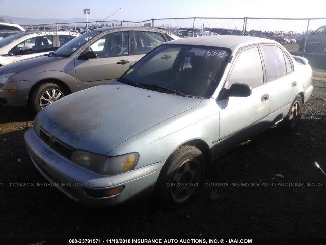 1NXAE09B9SZ254792 - 1995 TOYOTA COROLLA LE/DX BLUE photo 2