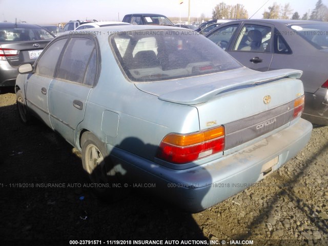 1NXAE09B9SZ254792 - 1995 TOYOTA COROLLA LE/DX BLUE photo 3