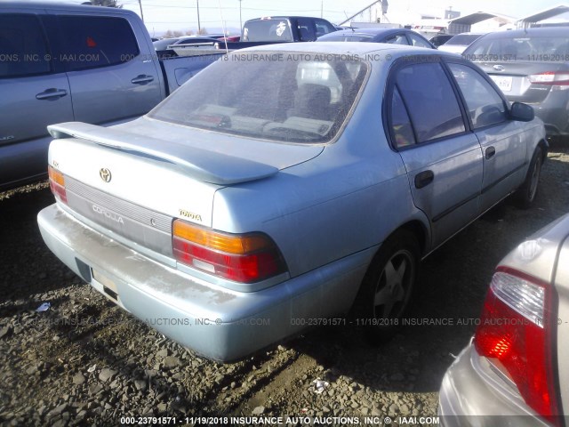 1NXAE09B9SZ254792 - 1995 TOYOTA COROLLA LE/DX BLUE photo 4