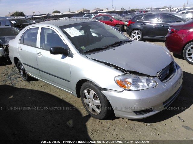 1NXBR32E44Z282226 - 2004 TOYOTA COROLLA CE/LE/S SILVER photo 1