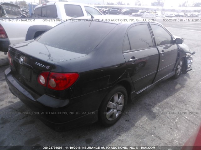 1NXBR30E57Z780216 - 2007 TOYOTA COROLLA CE/LE/S BLACK photo 4