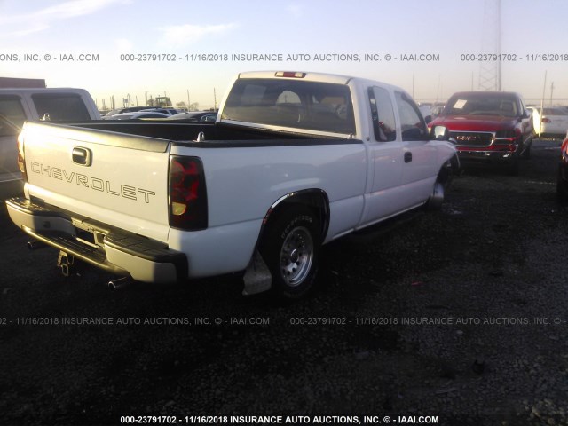 2GCEC19V941301491 - 2004 CHEVROLET SILVERADO C1500 WHITE photo 4