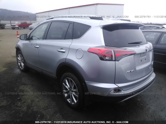 2T3DFREV6HW601512 - 2017 TOYOTA RAV4 LIMITED/SE/PLATINUM SILVER photo 3