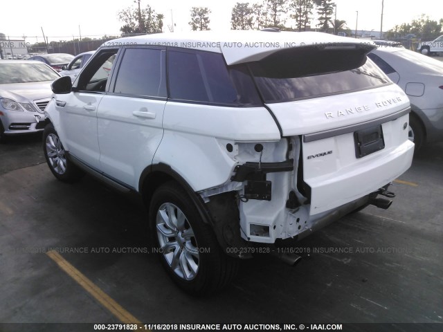 SALVN2BGXFH050310 - 2015 LAND ROVER RANGE ROVER EVOQU PURE WHITE photo 3