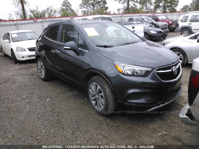 KL4CJASB4JB521351 - 2018 BUICK ENCORE PREFERRED GRAY photo 1