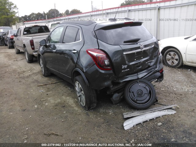 KL4CJASB4JB521351 - 2018 BUICK ENCORE PREFERRED GRAY photo 3