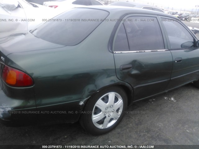 1NXBR12E7YZ387191 - 2000 TOYOTA COROLLA VE/CE/LE GREEN photo 6