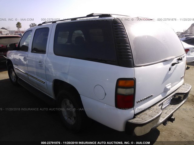 3GKEC16T04G240174 - 2004 GMC YUKON XL C1500 WHITE photo 3