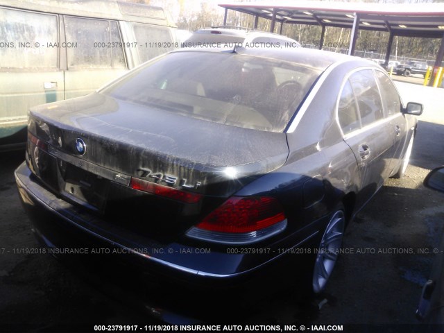 WBAGN63462DR00511 - 2002 BMW 745 LI BLACK photo 4