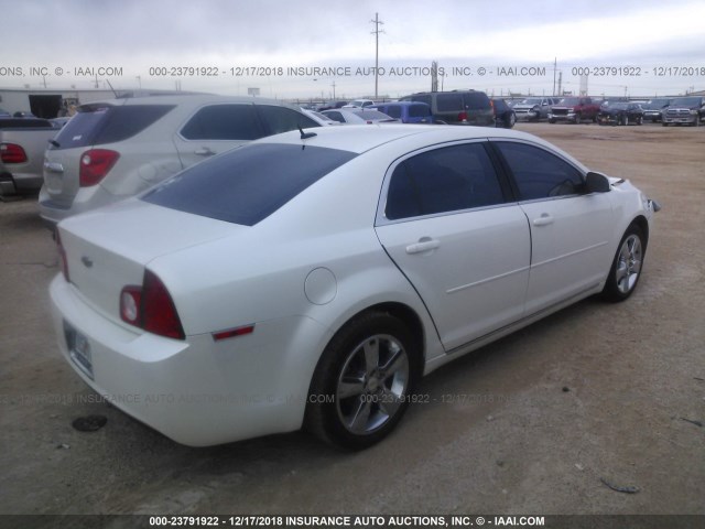 1G1ZD5E10BF382369 - 2011 CHEVROLET MALIBU 2LT WHITE photo 4