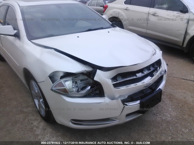 1G1ZD5E10BF382369 - 2011 CHEVROLET MALIBU 2LT WHITE photo 6