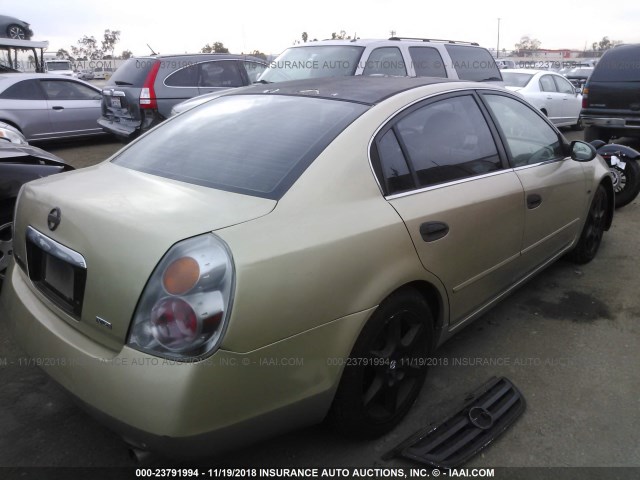 1N4BL11D62C166408 - 2002 NISSAN ALTIMA SE GOLD photo 4