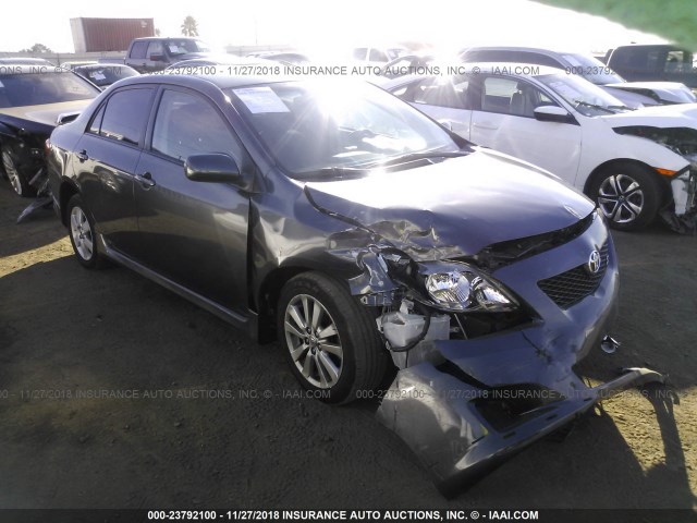 1NXBU4EE6AZ301001 - 2010 TOYOTA COROLLA S/LE/XLE GRAY photo 1