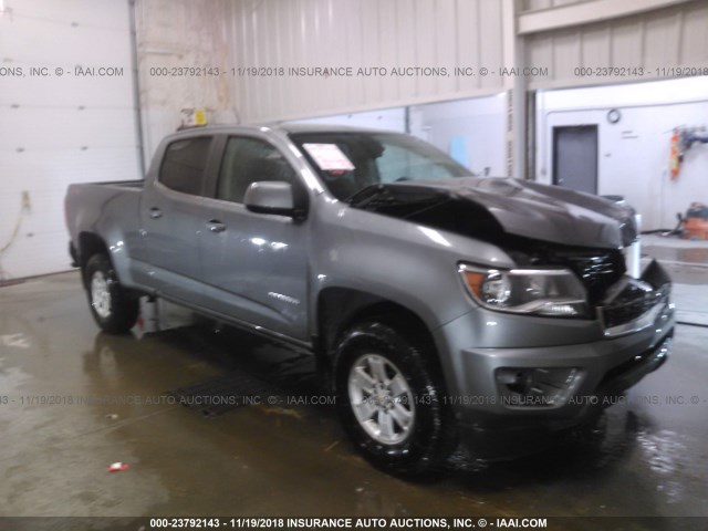 1GCGTBEN5K1110576 - 2019 CHEVROLET COLORADO GRAY photo 1