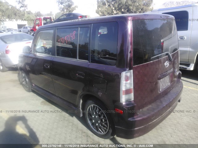 JTLKT334850172062 - 2005 TOYOTA SCION XB Бордовый фото 3