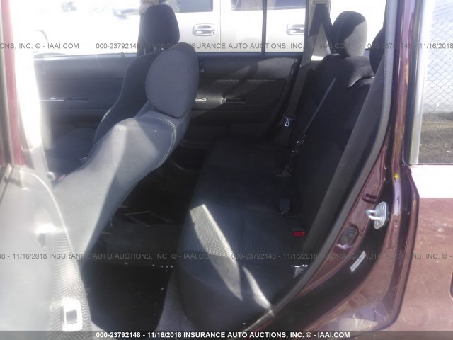 JTLKT334850172062 - 2005 TOYOTA SCION XB Бордовый фото 8