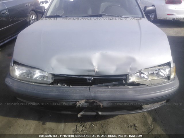 JHMCB7646LC081856 - 1990 HONDA ACCORD DX/LX GRAY photo 6