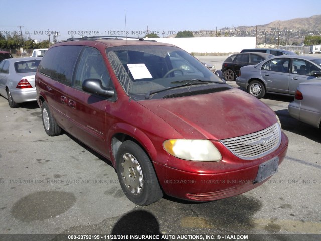 2C8GP44G11R168616 - 2001 CHRYSLER TOWN & COUNTRY LX RED photo 1
